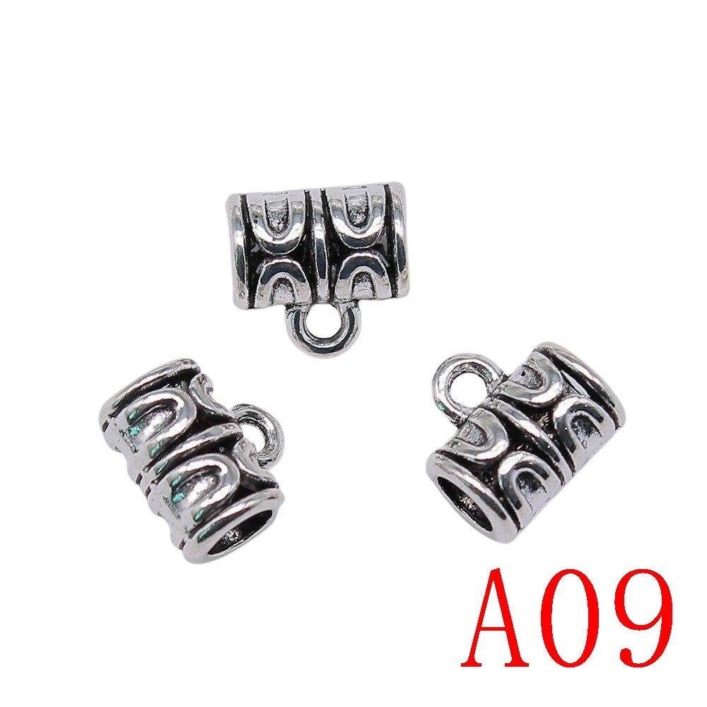 

Компоненты цилиндрической подвесной головки для изготовления ювелирных изделий, аксессуары, декор своими руками A09-10pcs-10x9x6mm-B13919