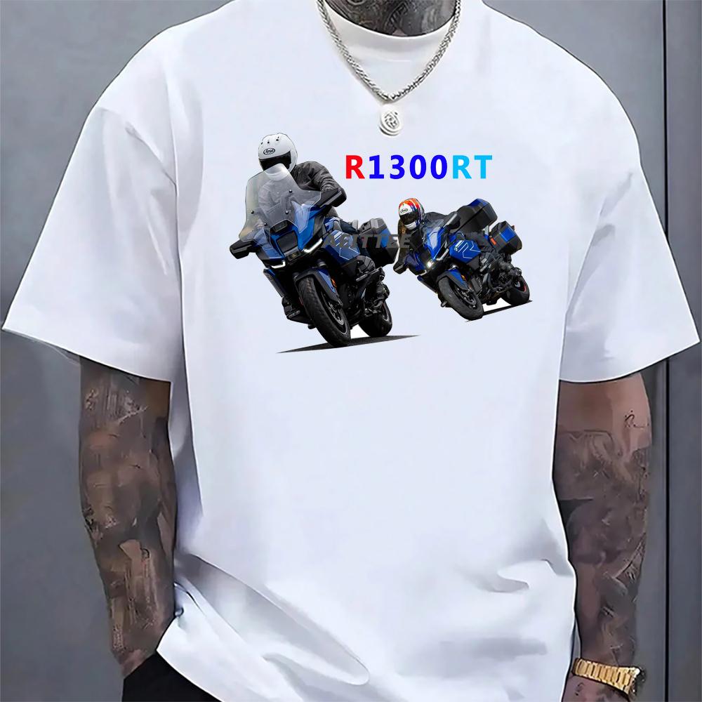 R1300RT GS Adventure Sport Koszulka do jazdy 2025 Męska Krótki rękaw Lato Mężczyzna Motocykl Rower T-S
