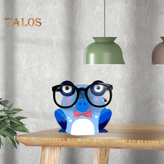 

Стеклянная полка для хранения Изысканных деталей для хранения Невыцветающих модных солнцезащитных очков Подставка для очков Настольный орнамент Товары для дома Dinosaur