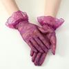 Women's Lace Floral Sun Protection Mesh Gloves - Sexy, Breathable, Bridal Arm Sleeves