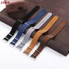 Wristband 20mm 22mm Quick Release Soft Suede Strap Gray Brown Watch Band Calfskin Bracelet for Omega Belts Women&Men Accessories