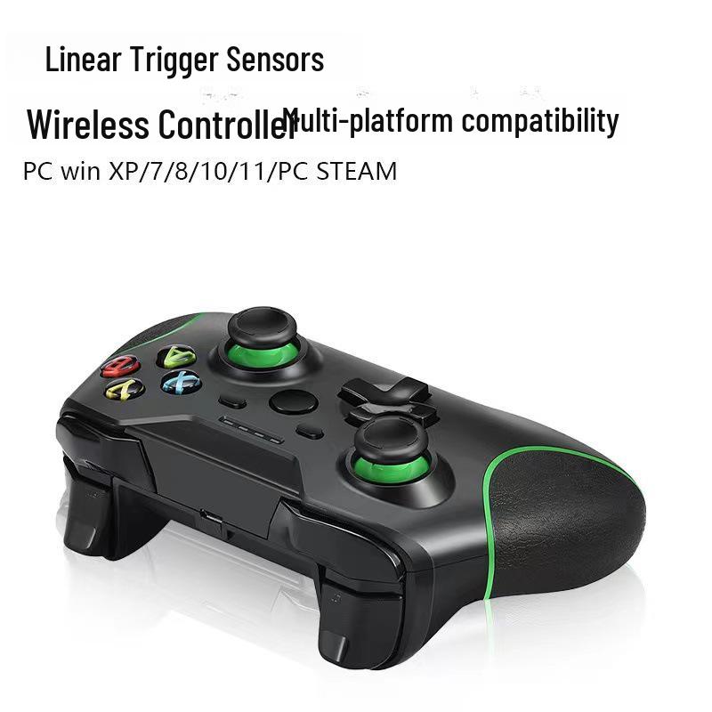 2.4G Wireless Dual Vibration Game Controller for PC/TV - Steam-Compatible Black Myth Wukong Edition