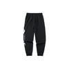 Anta Cross-Training Series Elastic Waist Joggers with Typographic Print Men Bottoms Black 152227301-1