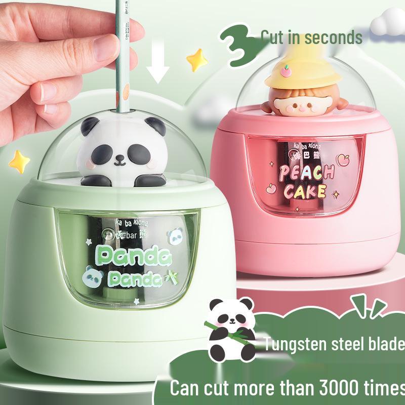 Kaba Bear Electric Pencil Sharpener for Students – Stylish and Efficient