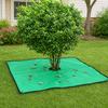 1m 3.28ft Fallen Leaves Collection Four Corner Buttons Shrub Base Mulch Mat  Outdoor Use