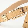 Women's Retro Fashion Thin Leather Belt with Pin Buckle and Pattern Decoration - Versatile Summer Accessory