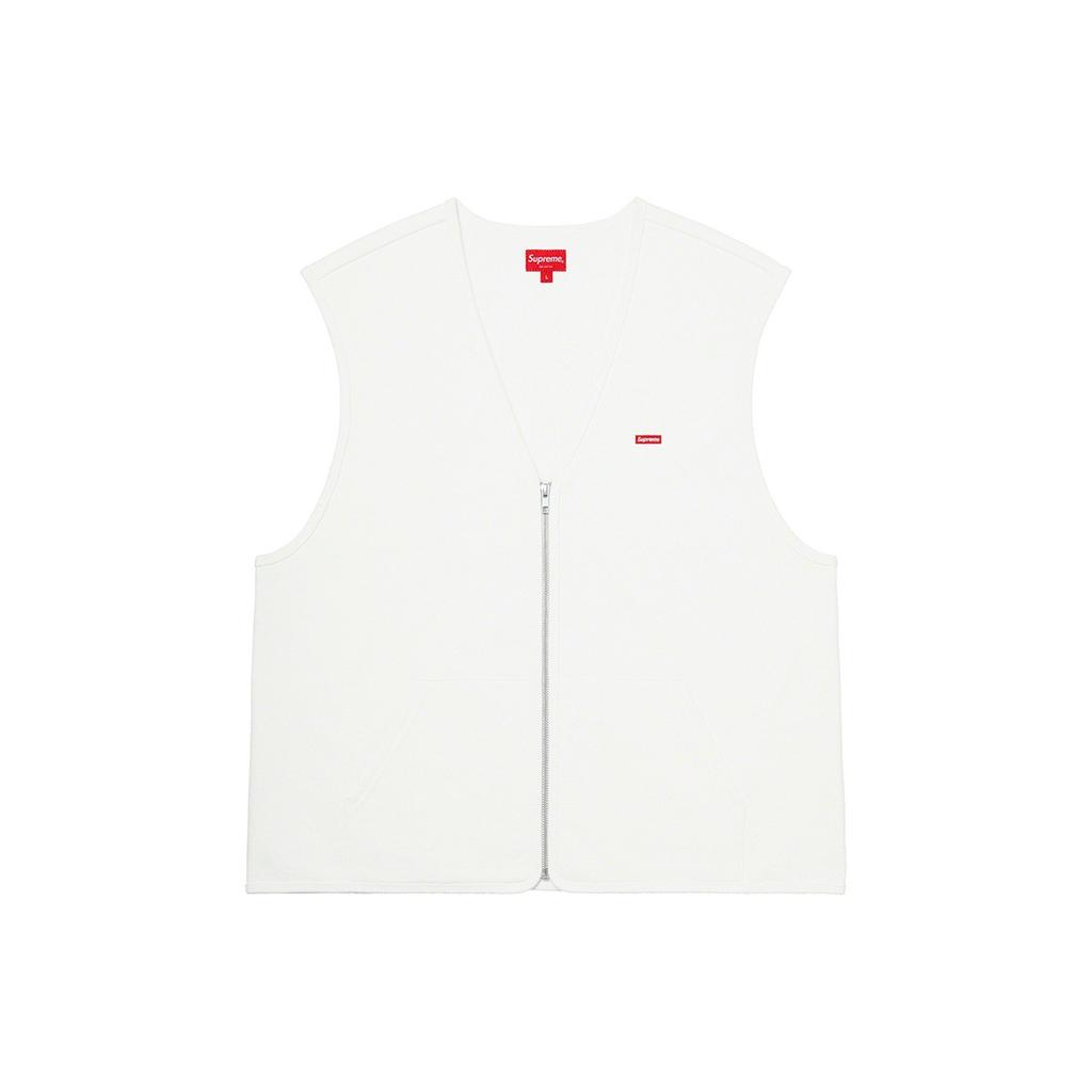 Supreme Zip Up Sweat Vest 'Yellow Red' Men's SUP-FW20-037