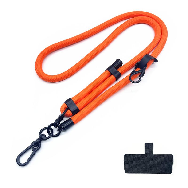 Phone Lanyard Adjustable 1 Cm Diameter Outdoor Universal Case  Anti-lost Wrist Strap Crossbody Shoulder Card Neck Cord Clip Hang