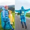 Compact Keychain Rain Poncho Ball Disposable Waterproof Cloak for Adults Mini Hook Design