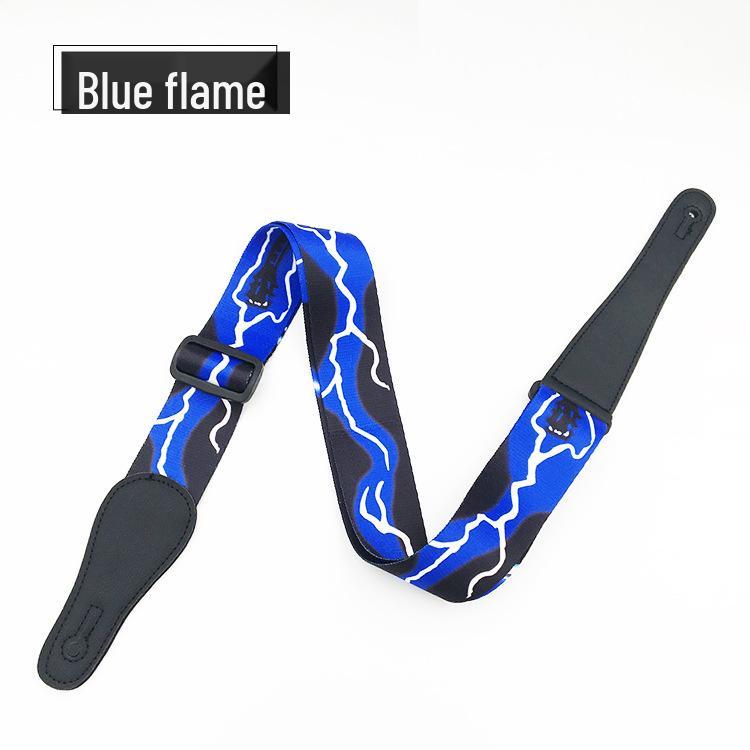 Ethnic Style Widened Polyester Guitar Strap for Electric Guitars