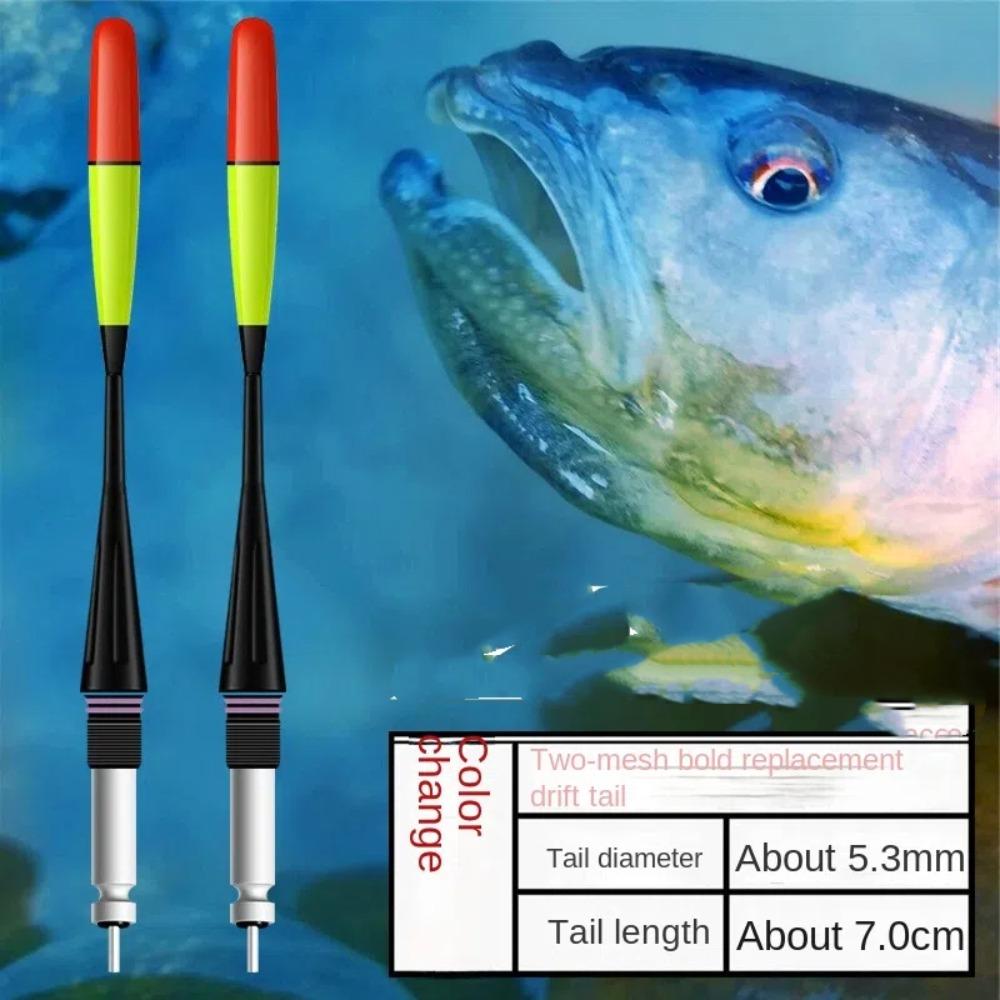 2pcs Ultra Sensitive Luminous Float Luminous Fishing Buoy Night Fishing Floa  Night Fishing