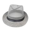Wide Brim Men Straw Panama Hat Fashion Brethable Sunscreen Summer Beach Cap Mesh Lightweight Sun Cap