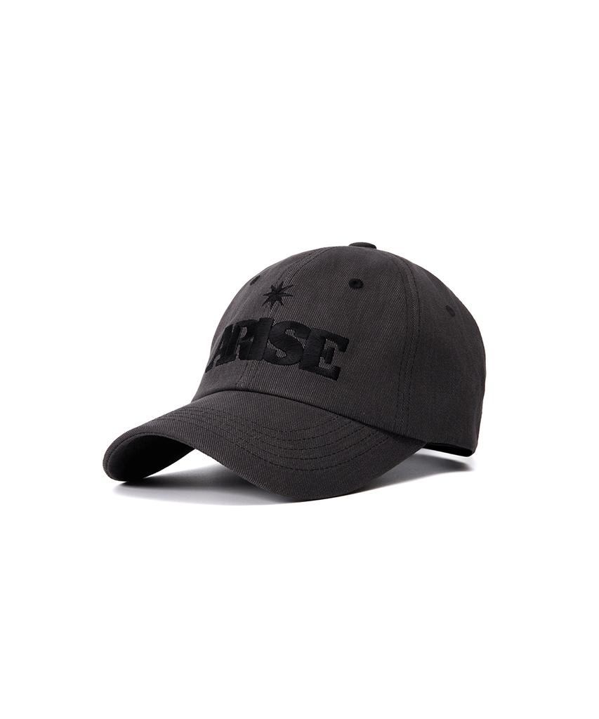 Aleussi Star Washed Ball Cap [Black]