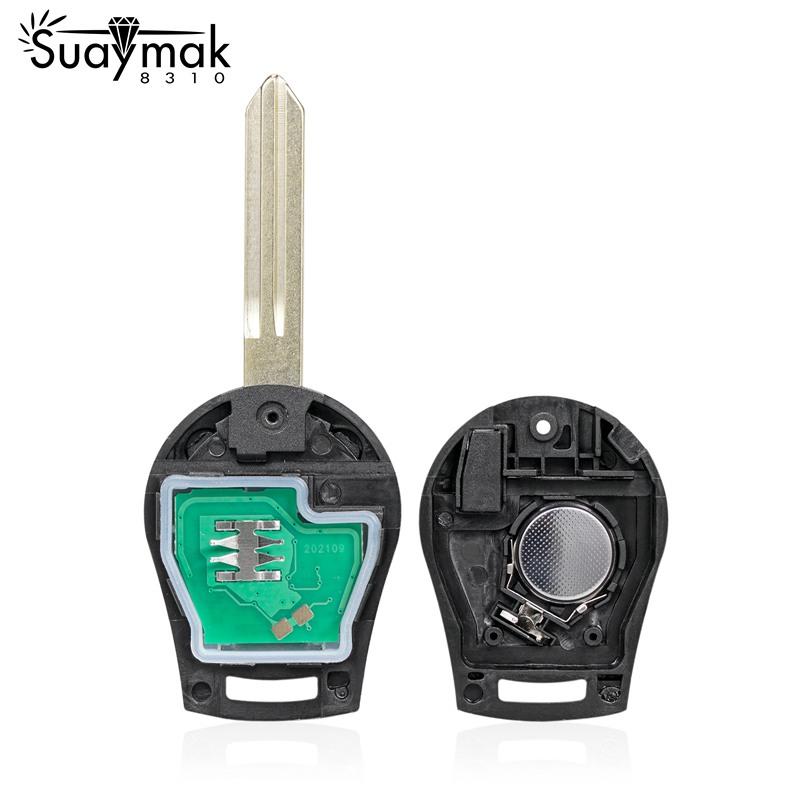 [SUAYMAK] 3/4 Pulsante 315M/433HZ Chiave A Distanza Dell'automobile Per Nissan Keyless Entry 46 Chip Fob Trasmettitore CWTWB1U751 TWB1U761