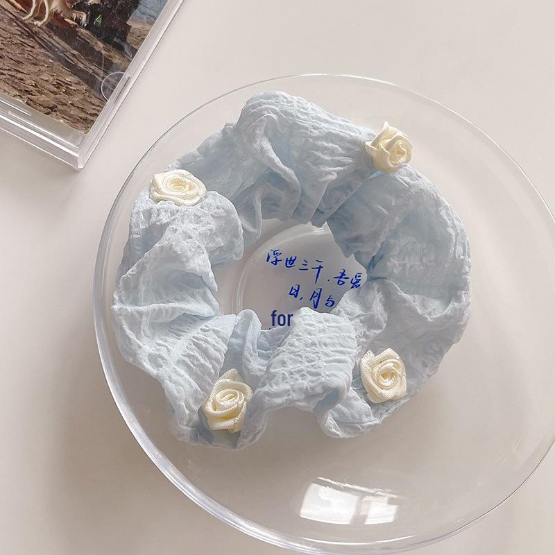 Women's Fresh Intestine Hair Tie: Gentle, Versatile, Sweet & Cute for Damage-free, Stylish Buns this Summer