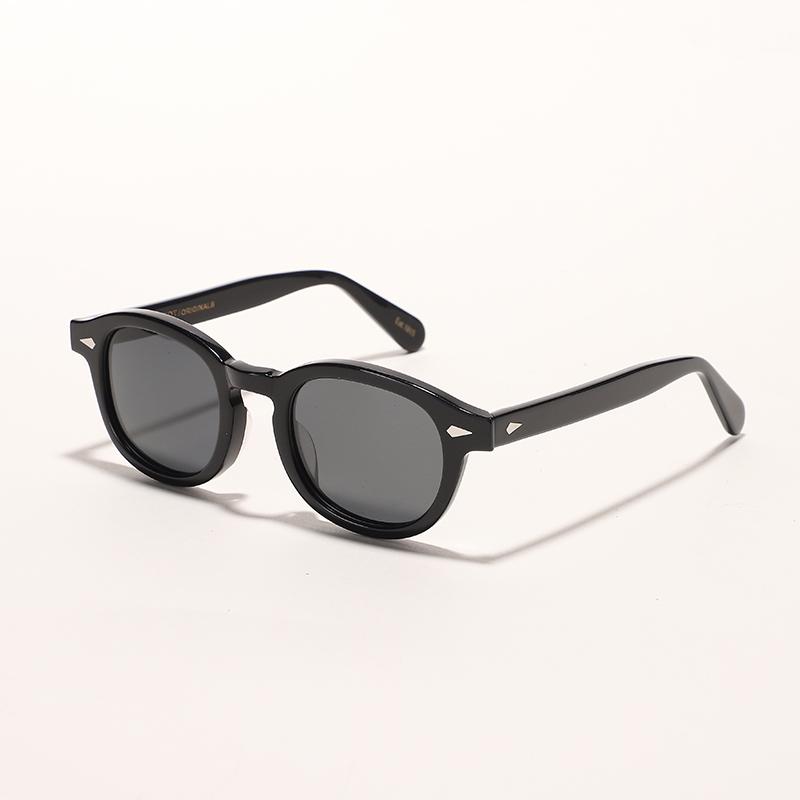 Retro Johnny Depp Sunglasses Men Women Polarized Sun Glasses Brand Vintage Acetate Frame For Male Eyeglasses Eyewear