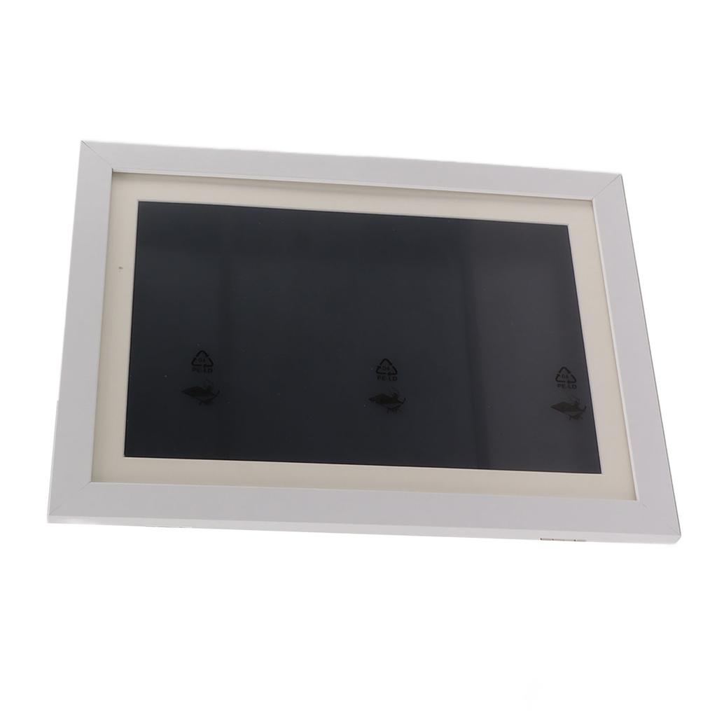 Kids Art Frame Density Board PS Magnetic Front Opening Changeable Artwork Display Frame Holds 50PCS Pictures for Crafts