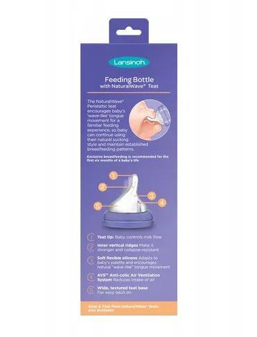 Lansinoh Butelka do karmienia smoczek S 2x160 ml