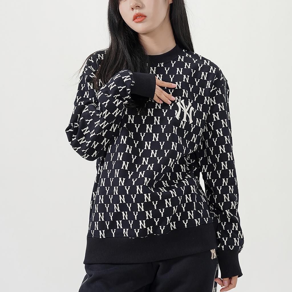 New MLB New York Yankees PLAY PIXEL OVERFIT Sweatshirt Unisex Black 3AMTM0224-50BKS