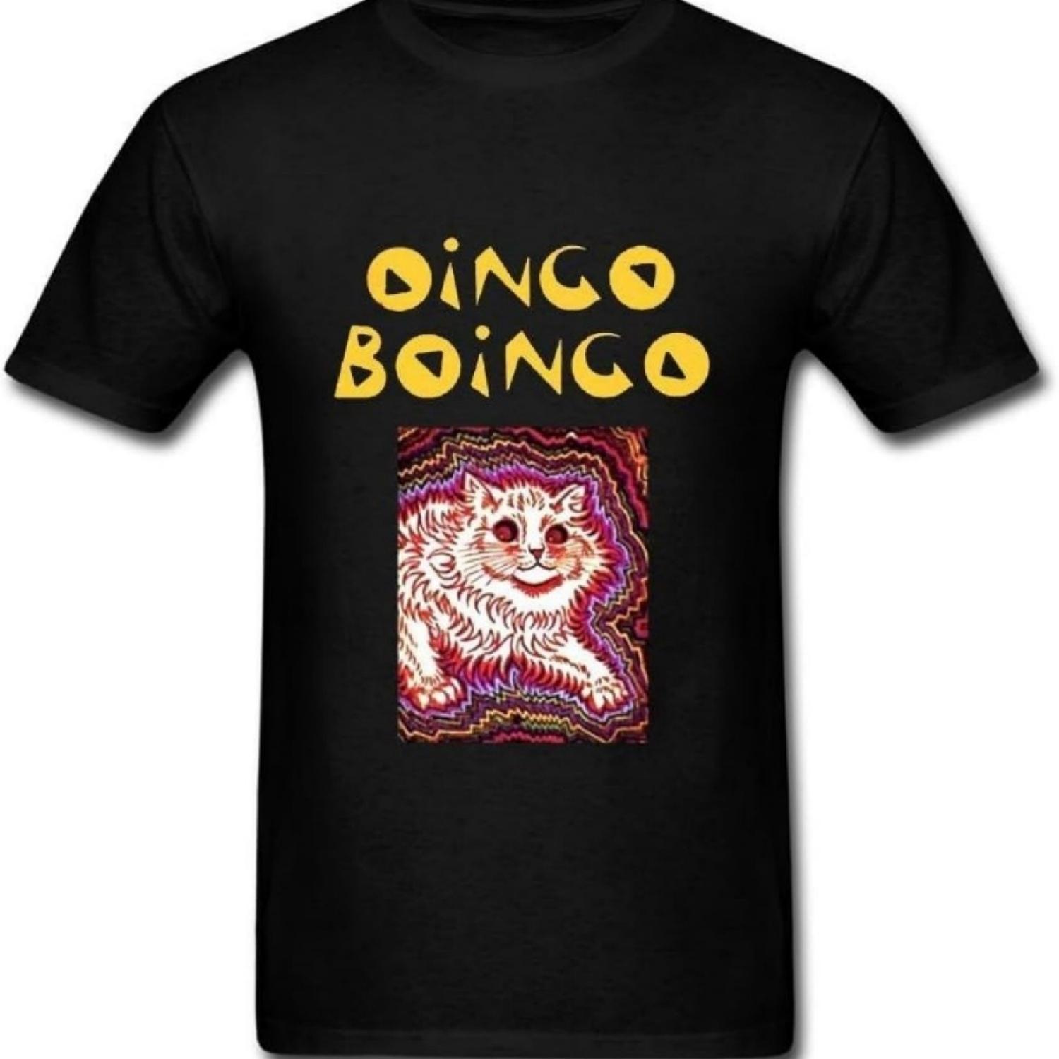 

SUNRAIN Men s Oingo Boingo Psycho Cat T Shirt M XXXXXL чёрный
