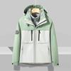 Autumn and winter new men's and women's jackets couple's three-in-one detachable hooded sports and leisure