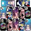 Phone Case for iPhone 17 16 15 Plus XR Huawei P30 P20 Lite Redmi Note 14 12 11 13 Pro Max OPPO A60 A80 A40 A18 A38 A54 Cartoon Sailor Moon Girl Cover