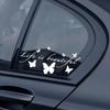 Car Stickers And Decals Strong Adhesive Butterfly Theme Reflective Decor Funny Car Stickers For Window Friends Men Women Driving