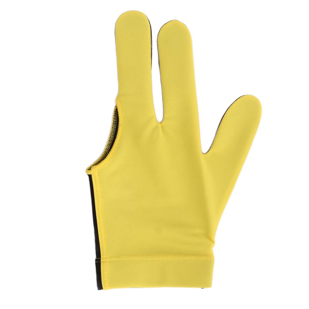 3 Fingers Billiard Gloves Quick Dry Breathable Pool Cue Gloves Cue Sport Glove for Left Hand One