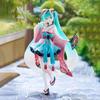 Hatsune Miku Desktop Cute Action Figure 20cm Neko Ears T-Shirt Ver. Anime Figurine Kawaii Girl Model Toy - Adorable Decor wi di