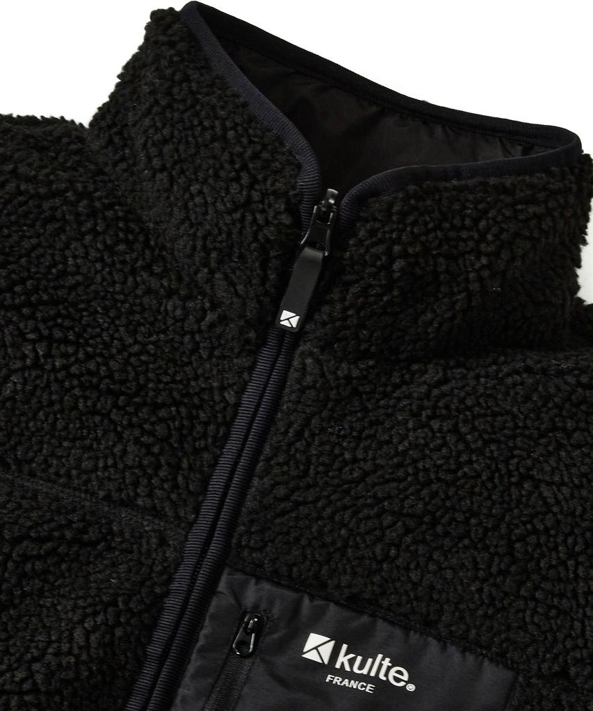 Kulte 825 Reversible Sherpa Padded Jacket Black