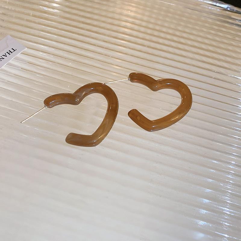 Кофейного цвета Майяра круглые геометрические серьги модные ретро простые универсальные серьги-гвоздики популярные высококлассные серьги женские