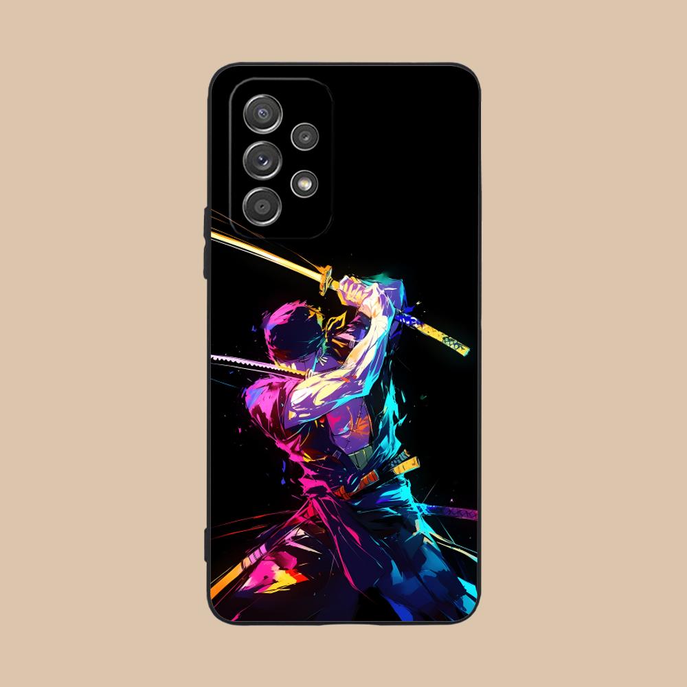 

Anime Zoro Mobile Phone Case for Samsung Galaxy A73 72 71 70 56 55 54 53 52 36 35 34 23 16 15 5G Colour Protective Luxury Pretty Galaxy A51 5G