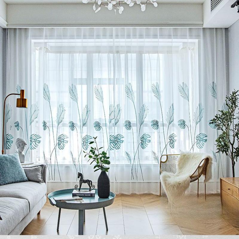 

Минималистичные шторы, летняя полупрозрачная защита от насекомых, оконная ширма для спальни, гостиной, балкона, солнцезащитная, прочные шторы 300*270cm