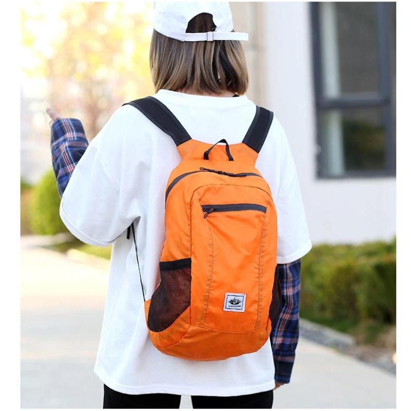 Fahrradtasche, Faltbarer Outdoor-Rucksack, Großes Fassungsvermögen, Leichter Sport-Reiserucksack