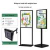 Heavy-Duty Outdoor Single-Pole Advertising Display Stand