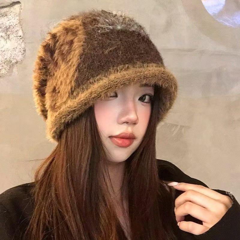 Womens Knitted Beanie Hat With Ear Coverage Warm Fleece Lined Winter Cap Daily Wear