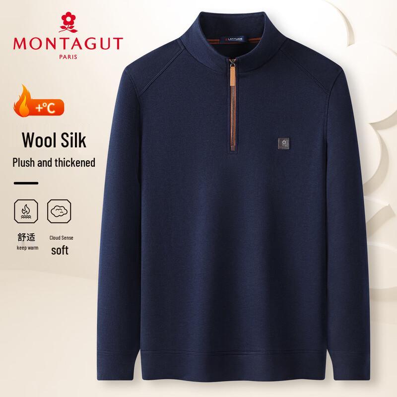 MONTAGUT Men's Warm Half-Zip Pullover