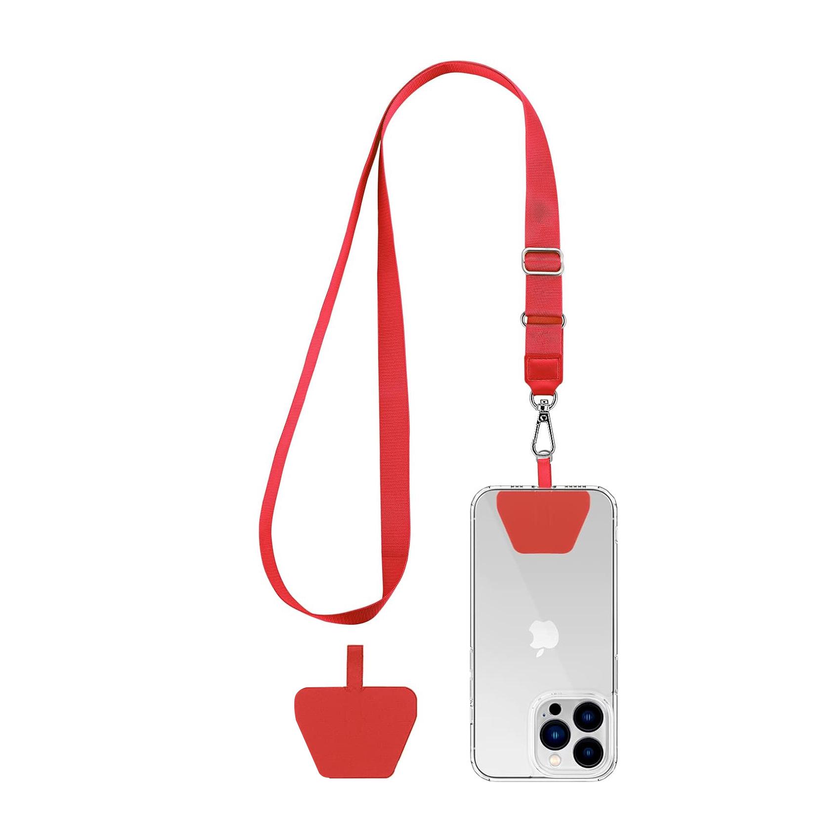 

Crossbody Anti-Loss Mobile Lanyard with Trapezoidal Buckle and Phone Case Fixing Piece