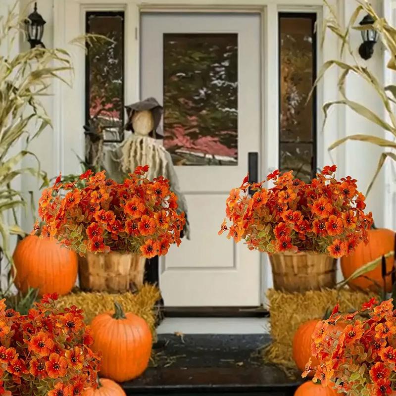 Simulated Flowers Milan Grass Artificial Eucalyptus Leaves Lotus Flower Home Garden Halloween Decorative Flowers Garden Supplies