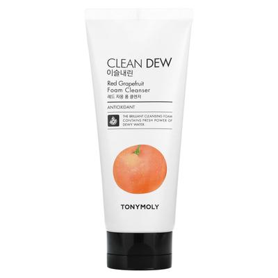 TonyMoly, Clean Dew, Reinigungsschaum mit roter Grapefruit, 180 ml