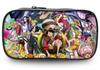 Cartoon Anime One Piece Luffy Zoro Sanji Marco Ace Sabo Pencil Case Stationery Box Students School Pen Pouch Bags Beautiful Gifts