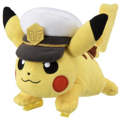 TAKARA TOMY Plyšák Pokemon Kapitán Pikachu Hračka