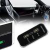 Car Parts 3 Port USB PD Type-C Phone Charger Power Socket Adapter Accessories