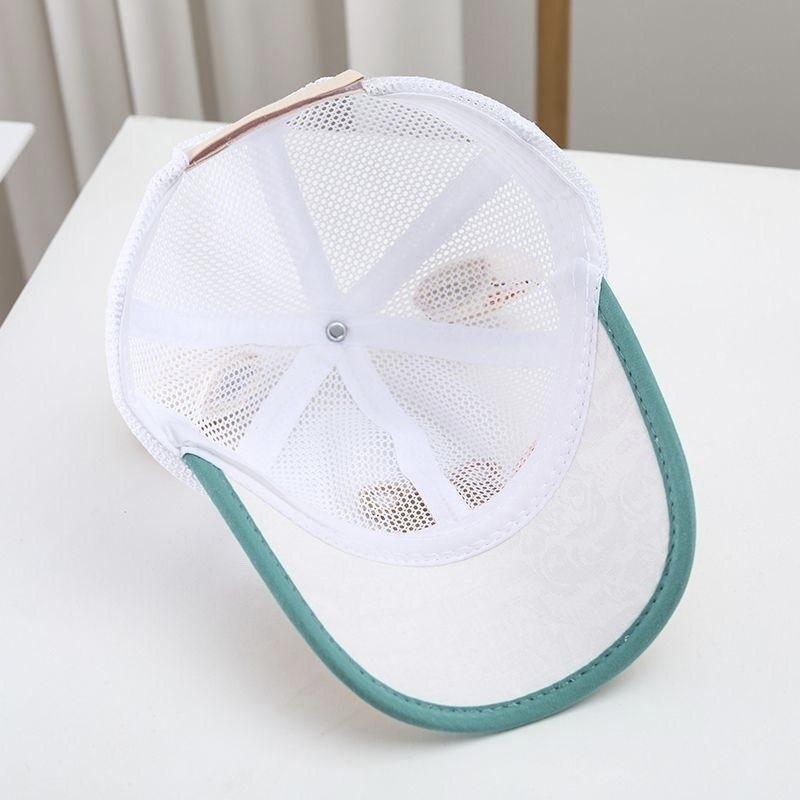 2026 Summer Toddler Mesh Baseball Cap Cute Bear Lightweight Sun Hat for Kids 1-5 Years