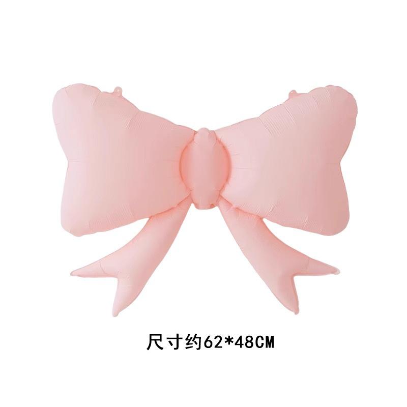 Large Macaron Bow Aluminum Film Balloon Children'S Birthday Adult Party Decoration Outdoor Decoration Props