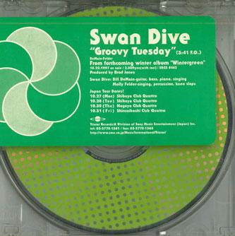 

CD SWAN DIVE - Groovy Tuesday XDCS93286 TRISTAR Japan Pop Used