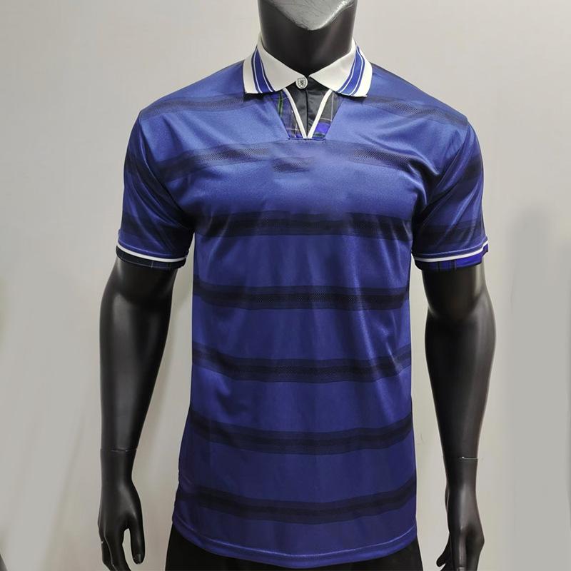 Retro Scotland Home Football Jersey 1998-2000 M синий
