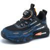Boys' Rotating Button Lightweight /Comfortable Sports Shoes with Breathable Mesh for Kids