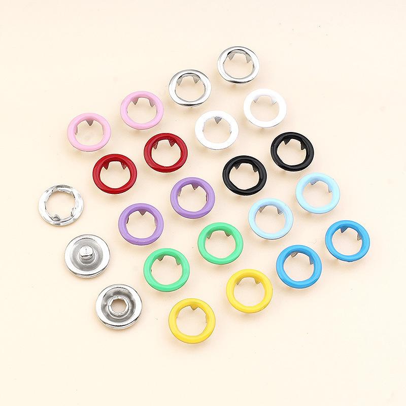400/800PCS Plier Tool Colored Metal Buttons Snap Sewing Button Thickened Snap Fastener Kit DIY Craft Supplies Bag Clothe