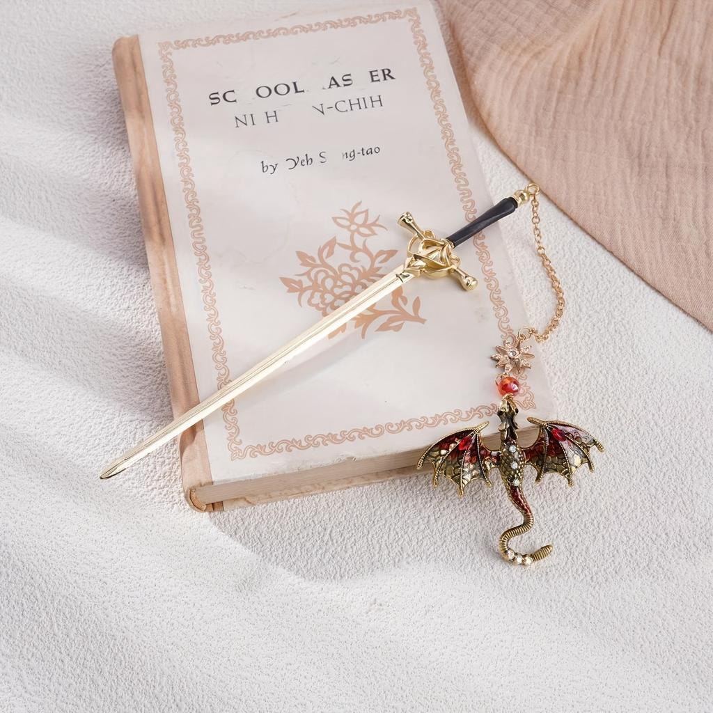 Fantasy Fourth Wing Bookmark - Vintage Tassel Metal Pendant Antique  Book Marker Reading Lovers Gifts Birthday Teacher Readers